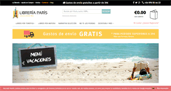 Desktop Screenshot of libreriaparis.com